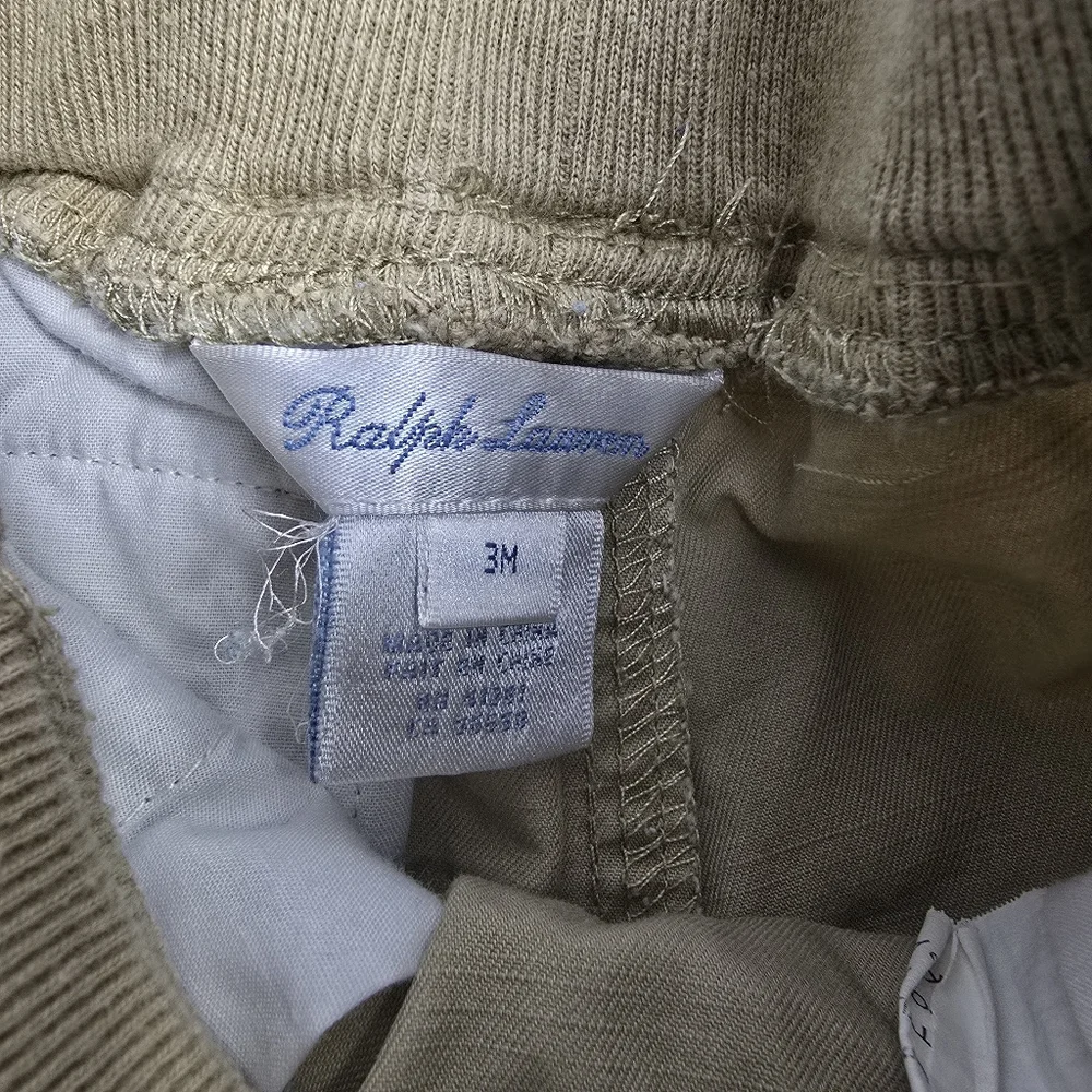 Ralph Lauren Baby Cargo Khakis Size 3 Months